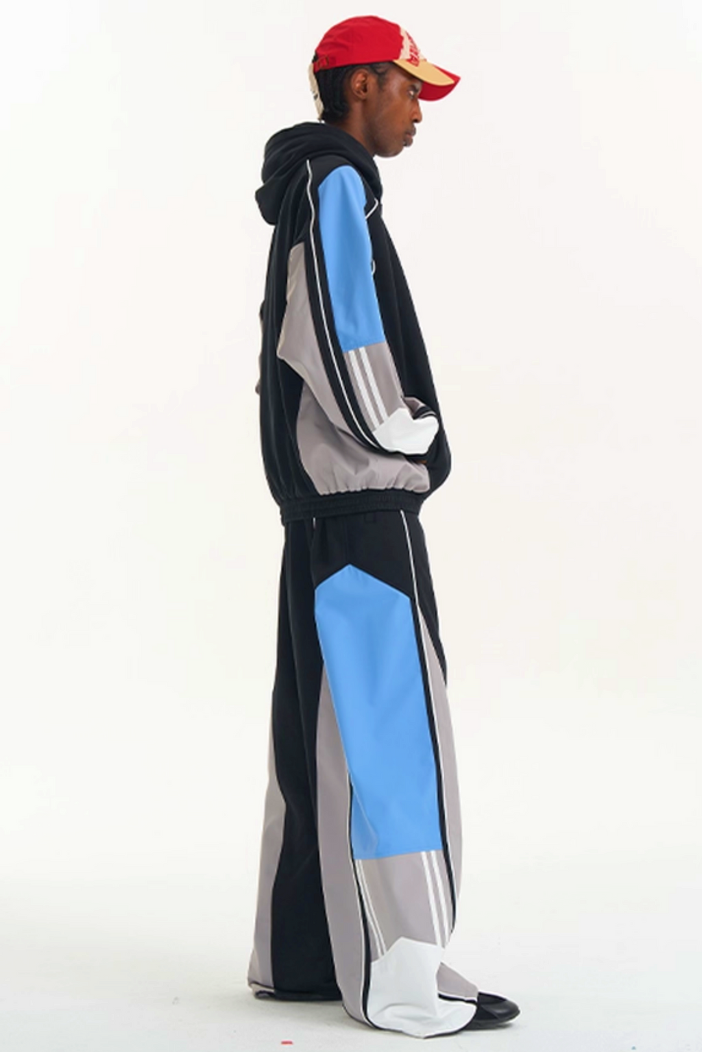 Contrasting Stitch Embroidered Jacket