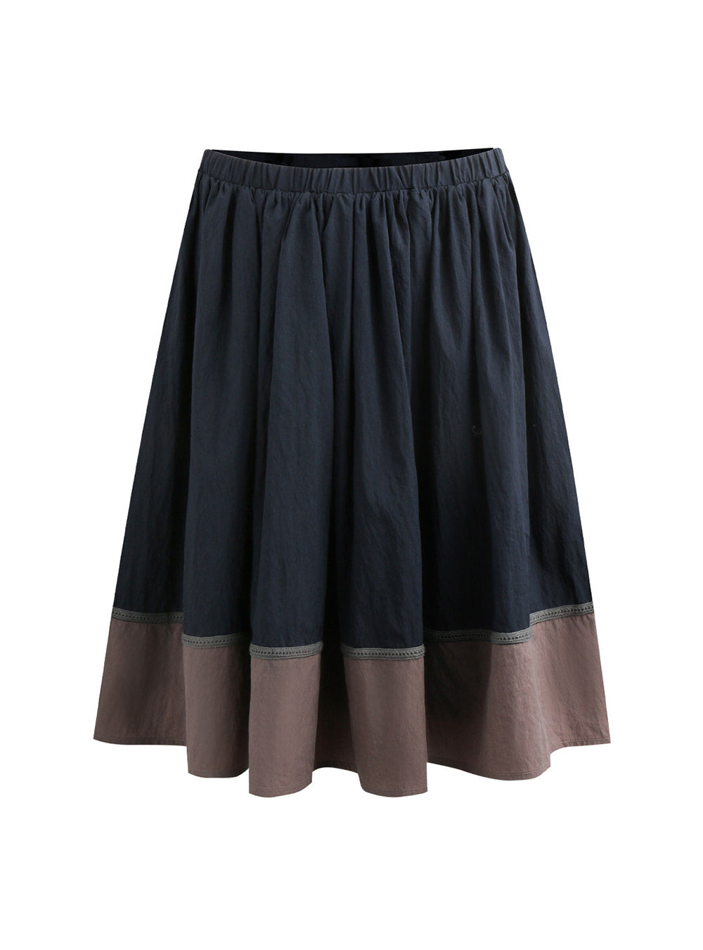 Vintage Hem Flare Skirt (2color)