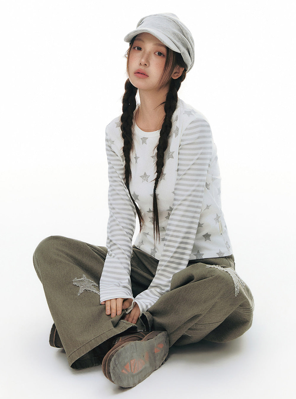 Star Crush Raglan Top (2color)