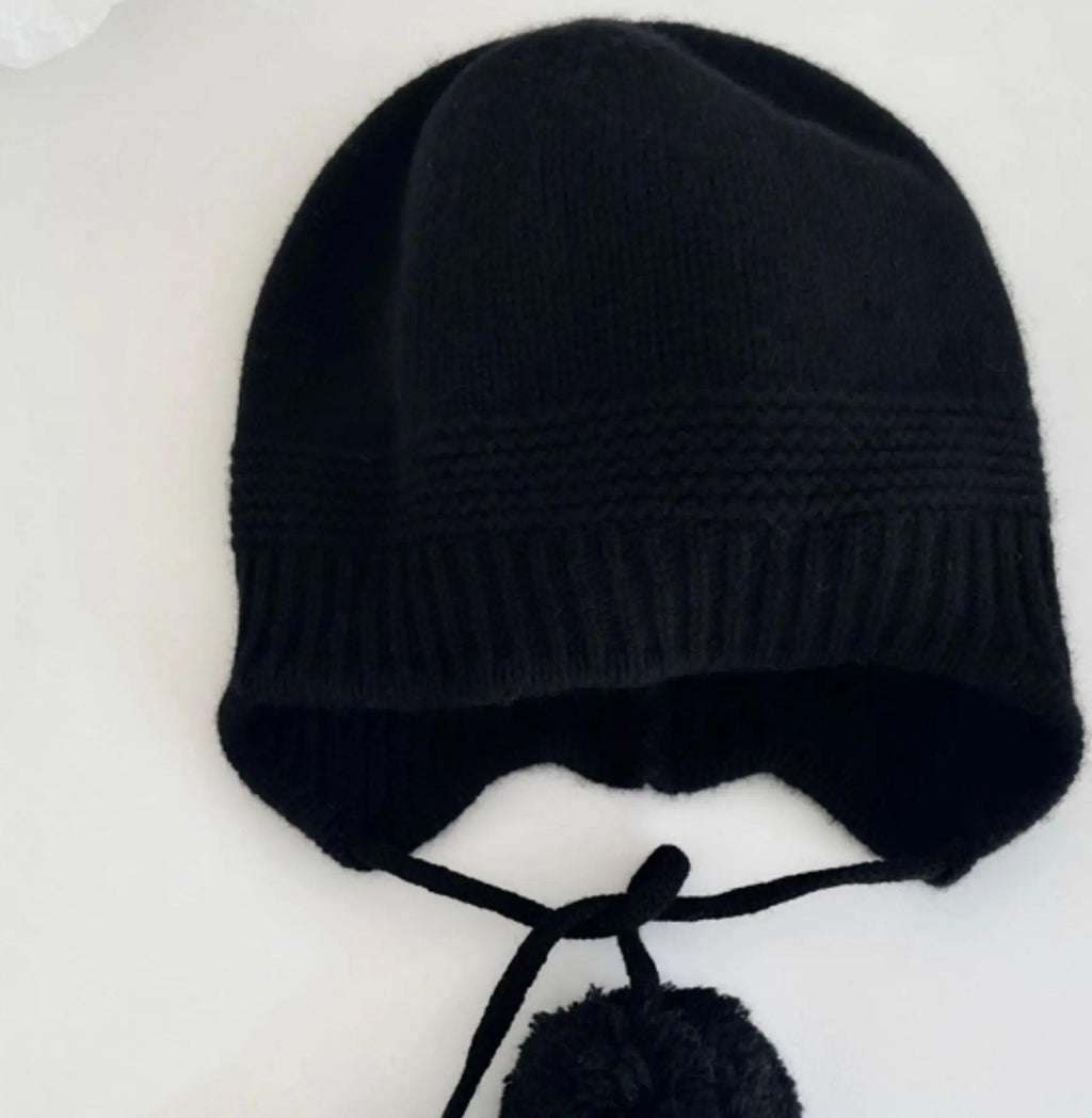 TRIA SELECT | WOOL KNIT BEANIE WITH POM POM【ID:TN00082】