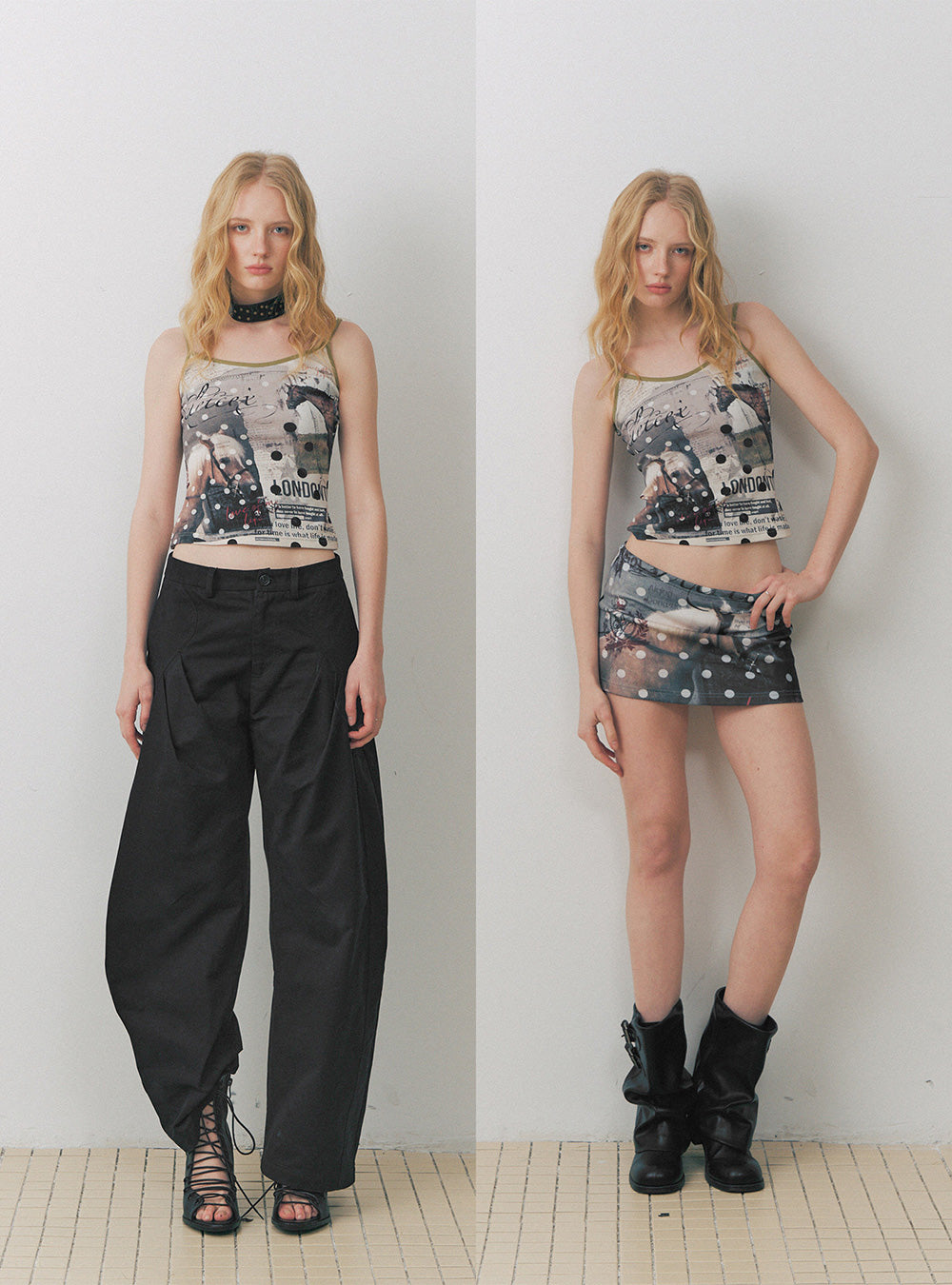 Equestrian Archive Print Camisole Top