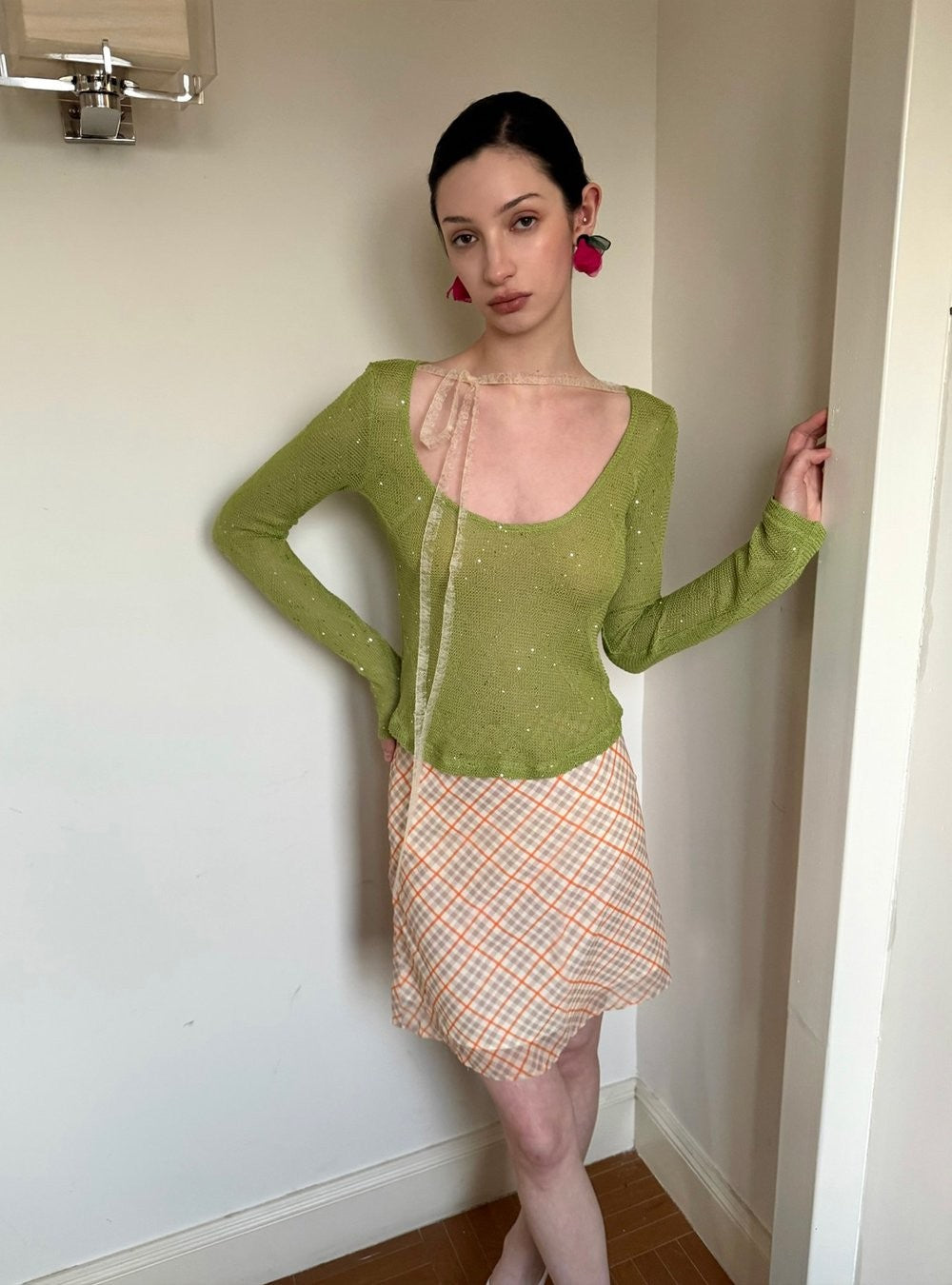 Lustre Ribbon Knit Top