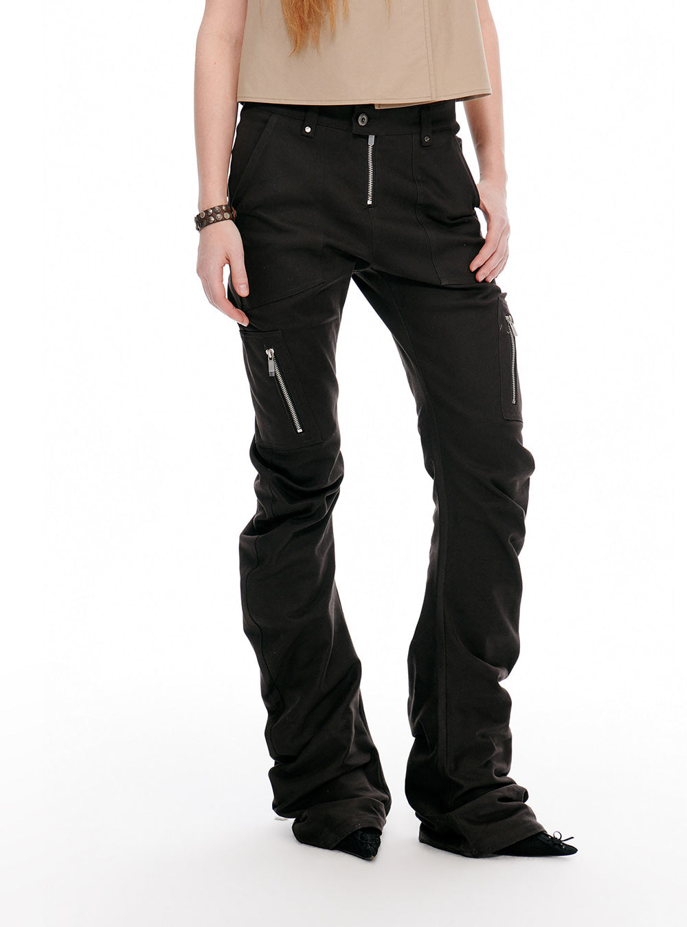 Curve Flow Multi Pocket Pants