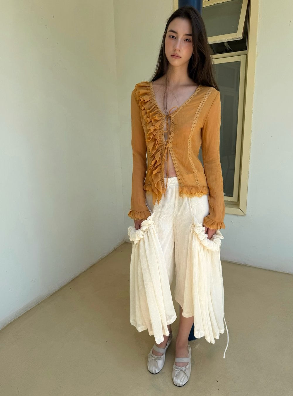 Gather Cloud Balloon Pants