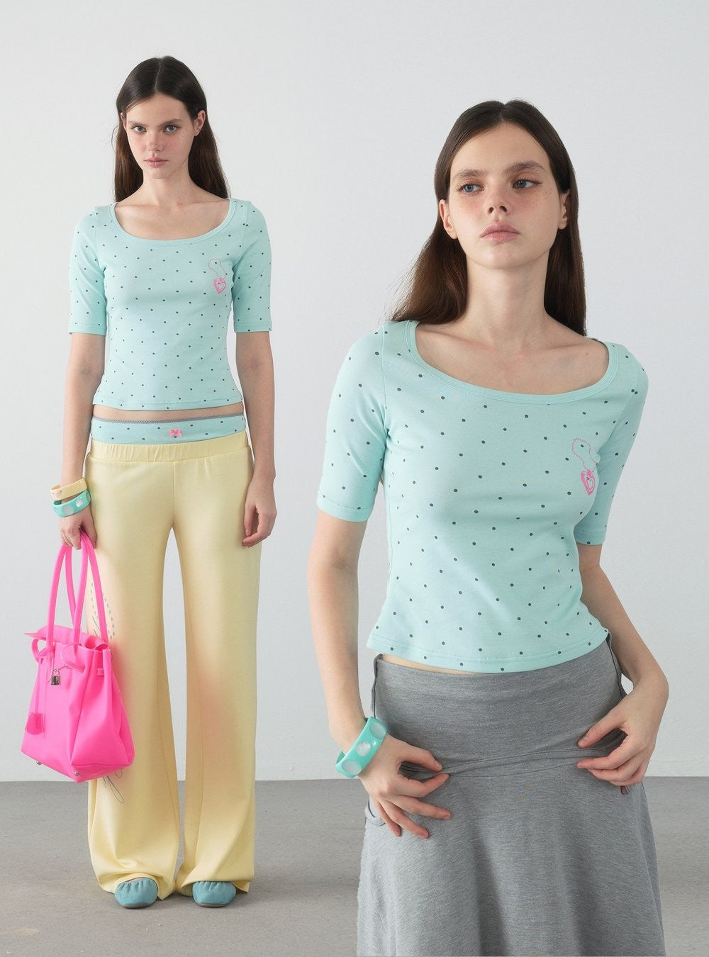 Dopamine Dot Heart Top