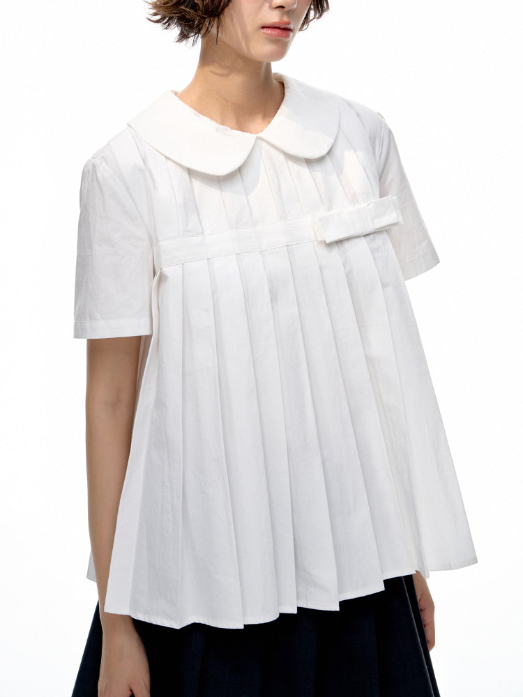 Romance Nanci Pleated Detail Shirt