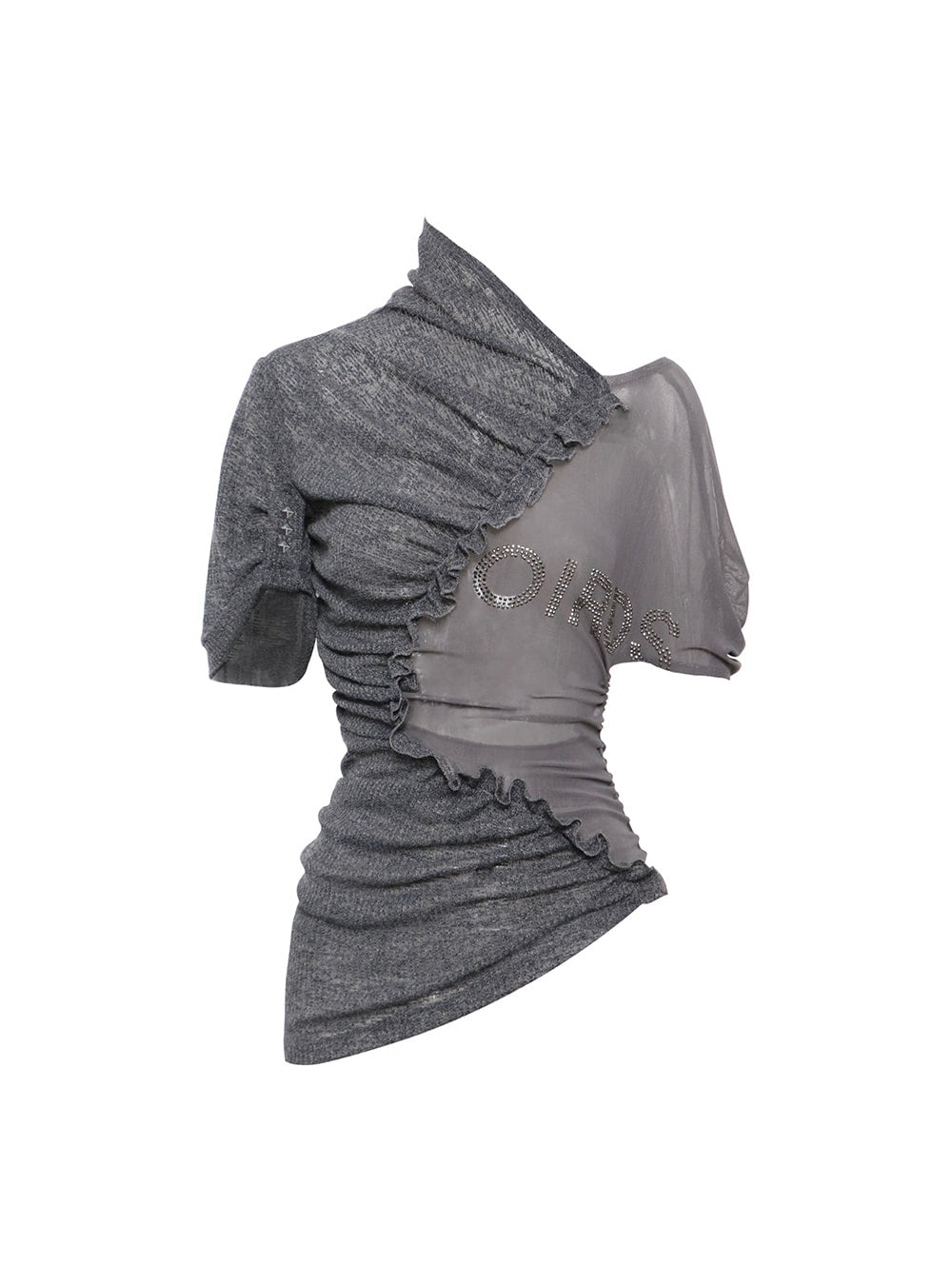 Twist Veil Shirring Top (3color)