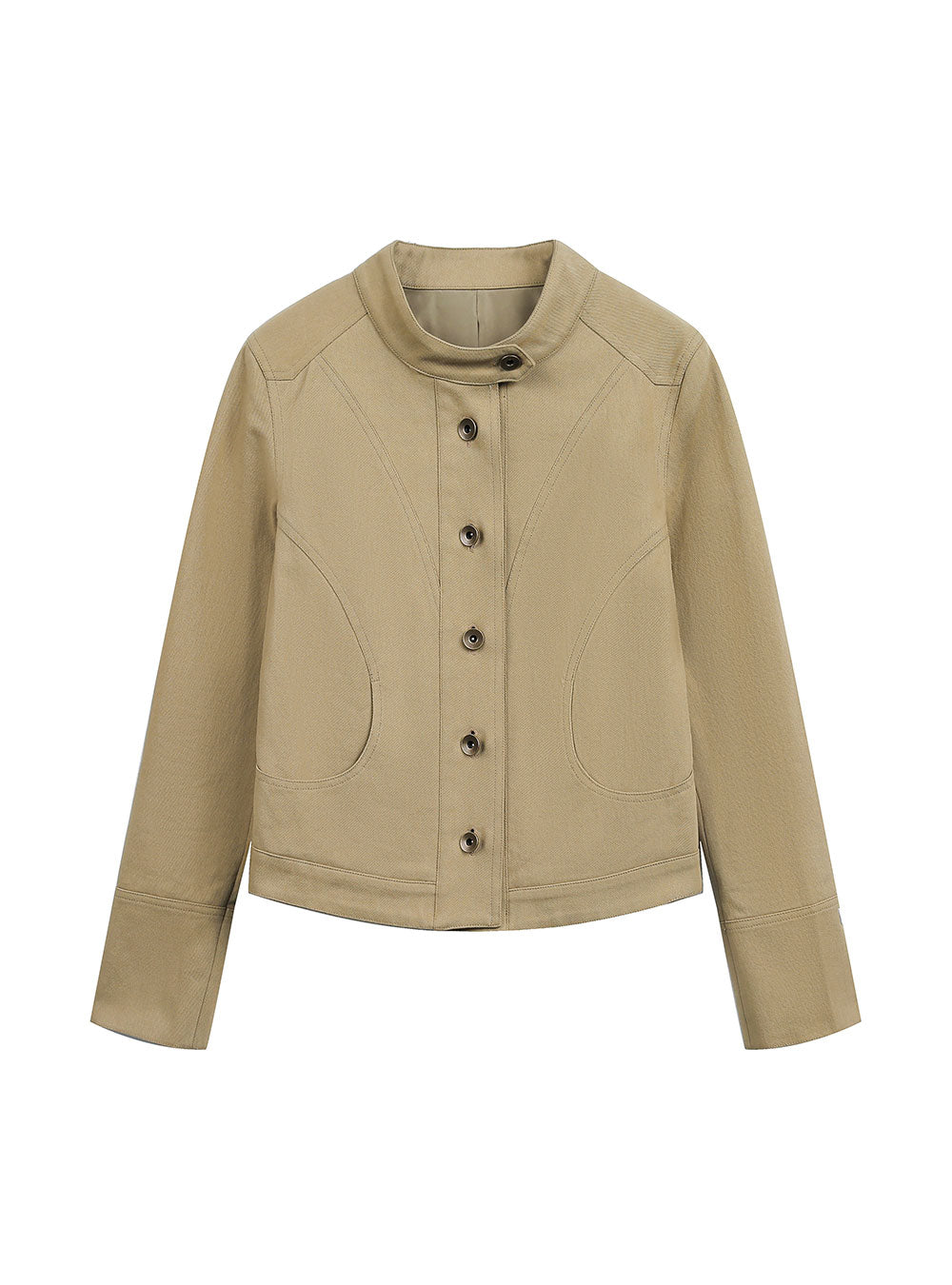 Curve Line Short Jacket (2color)