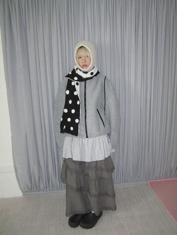 3months | NICHE DRAWSTRING PEPLUM JACKET【ID:TN00066】