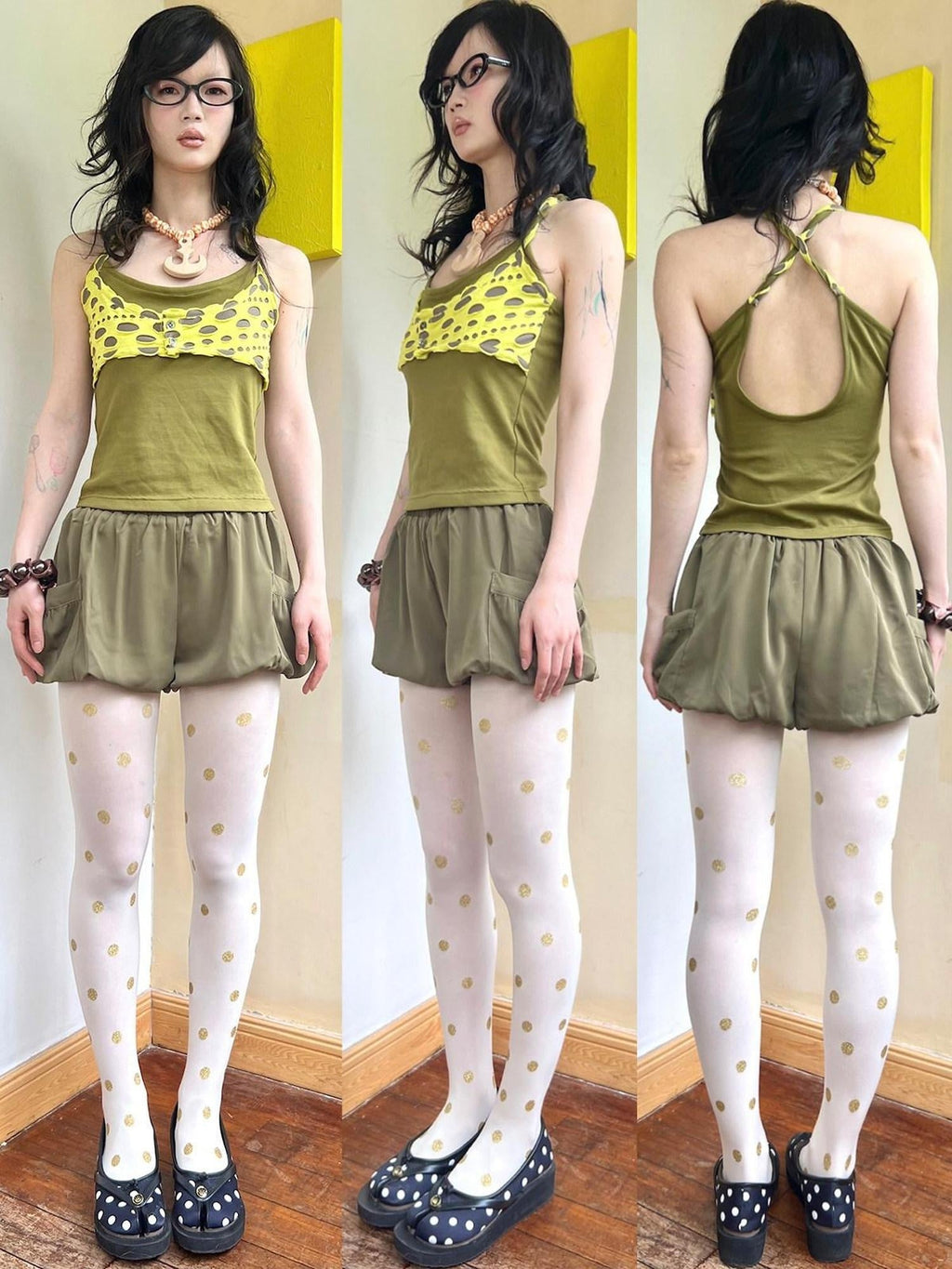 Breathable High Stretch Cutout Slim Fit Commuter Unisex Cotton Crop Camisoles