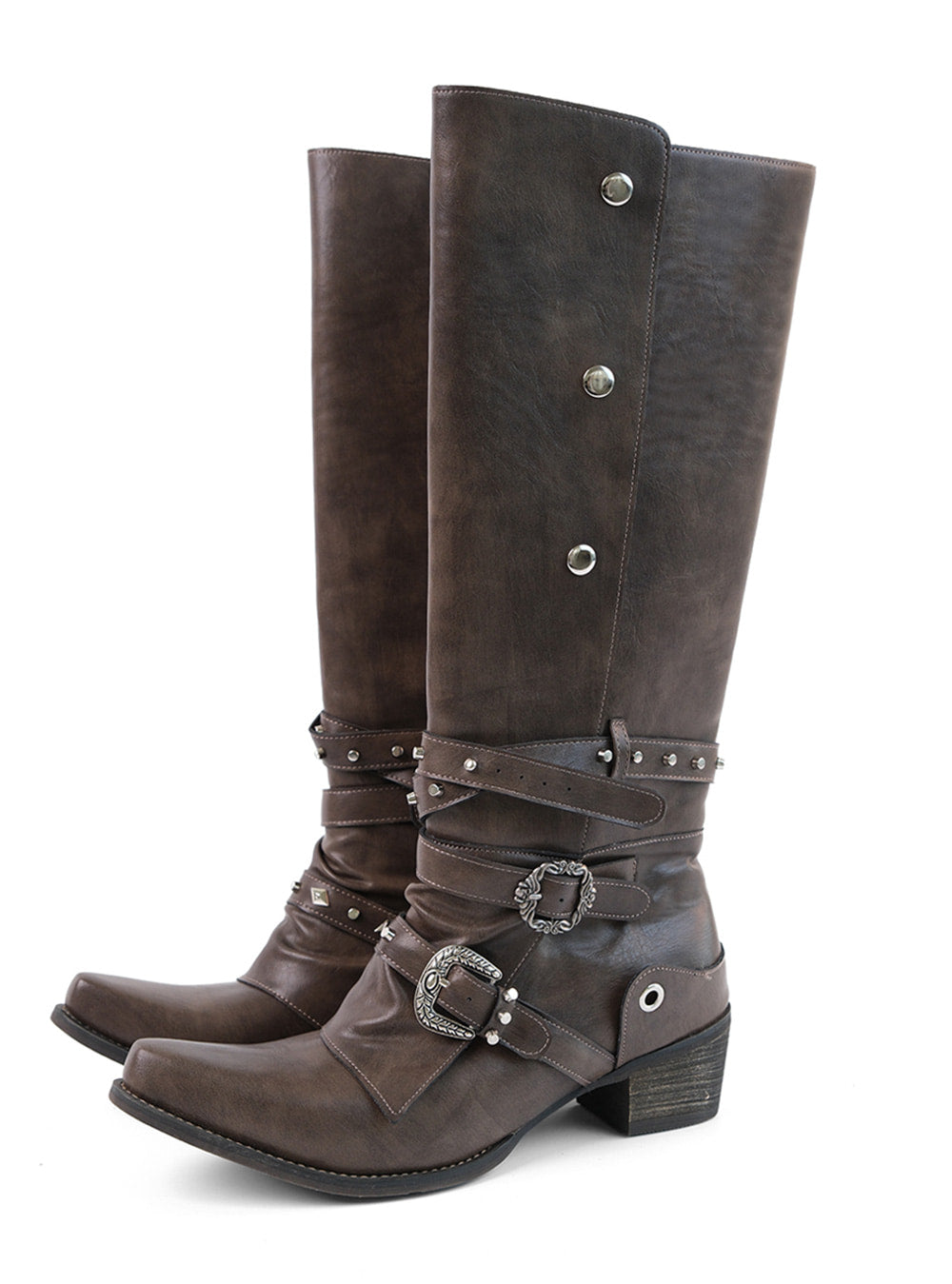 Wasteland Ruched Pointed Toe Boots (2color)