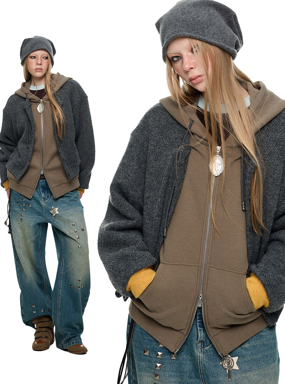 Cozy Air Fleece Jacket Set for Women