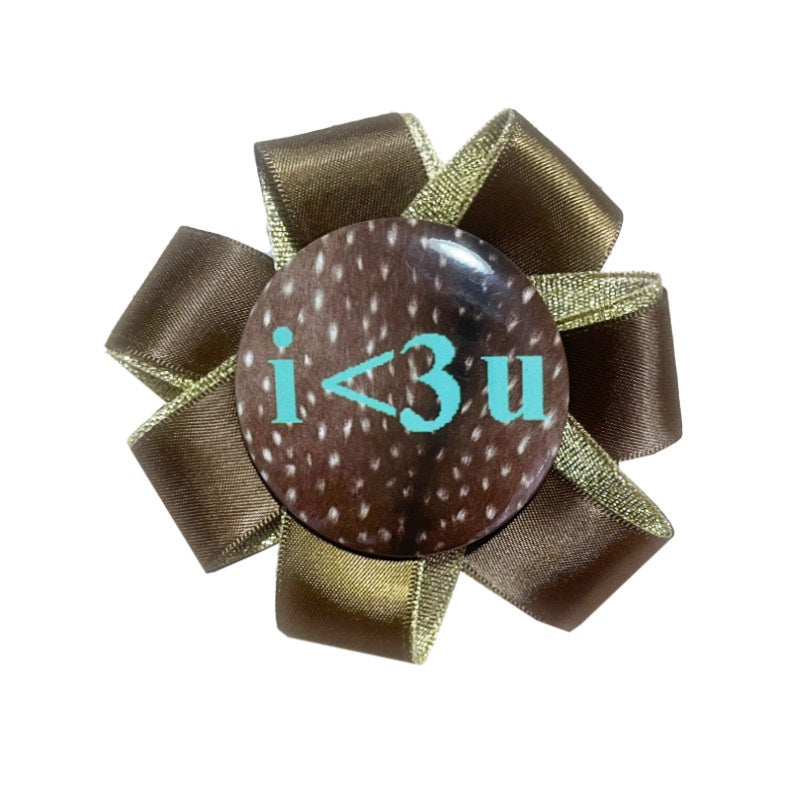Elegant Lace Trim Floral 8Cm Round Badge Brooch Set Pins For Bags Accessories