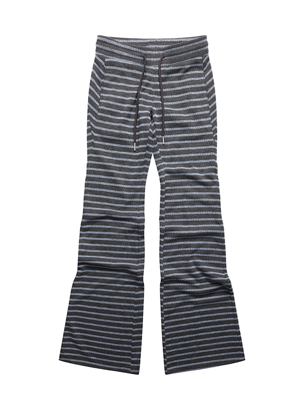 Striped Knit Flare Pants (2color)