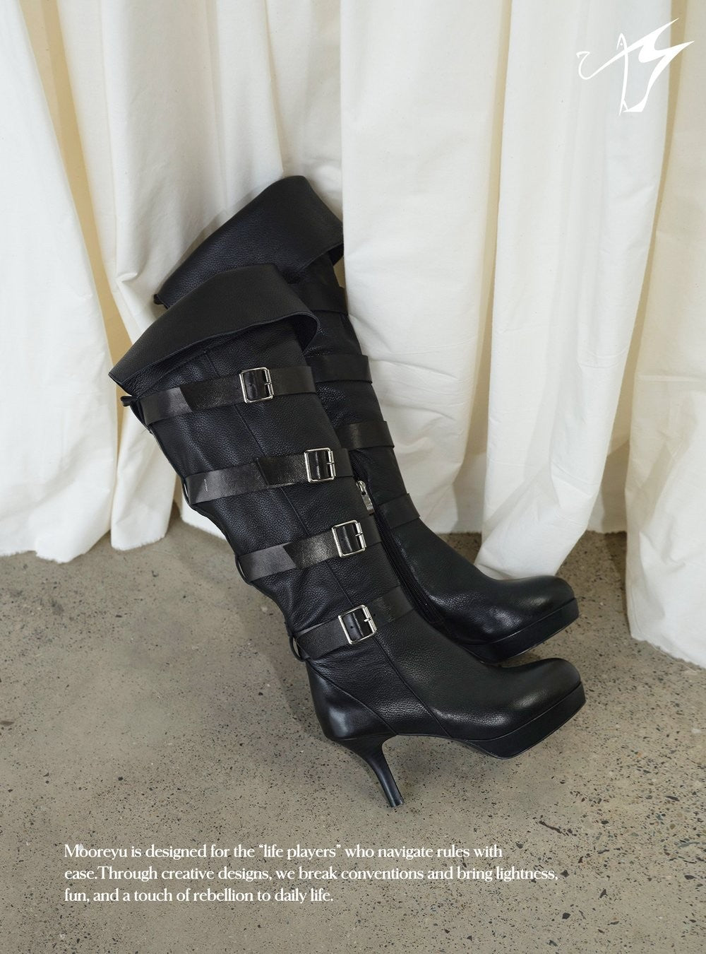 Rogue Buckle High Boots