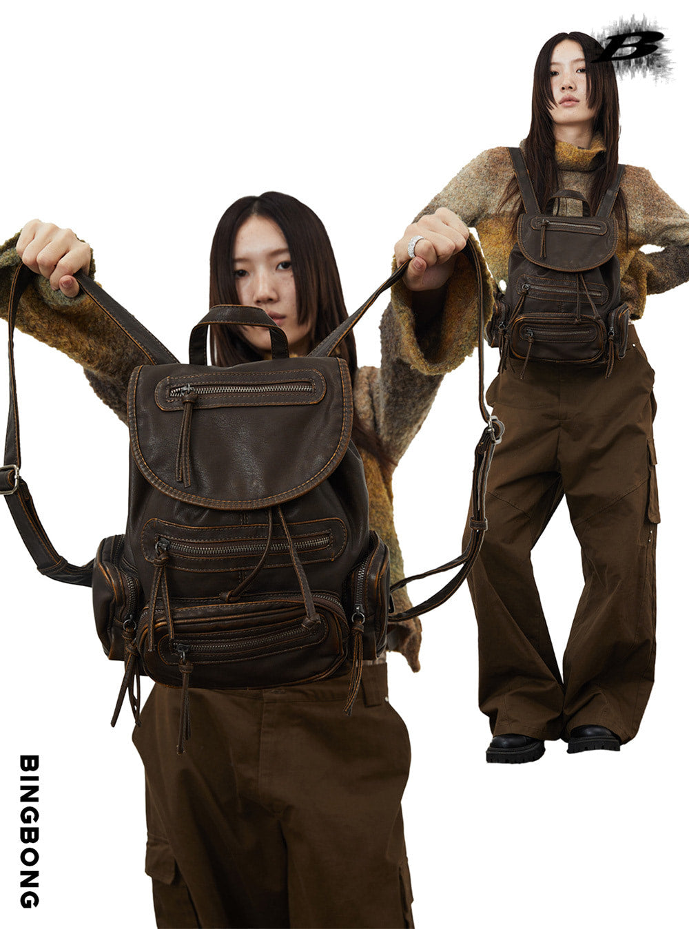 Vintage Rider Backpack (5color)