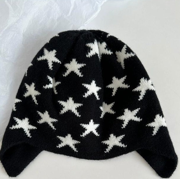 TRIA SELECT |  RETRO KNITTED EAR PROTECTION CAP【ID:TN00002】