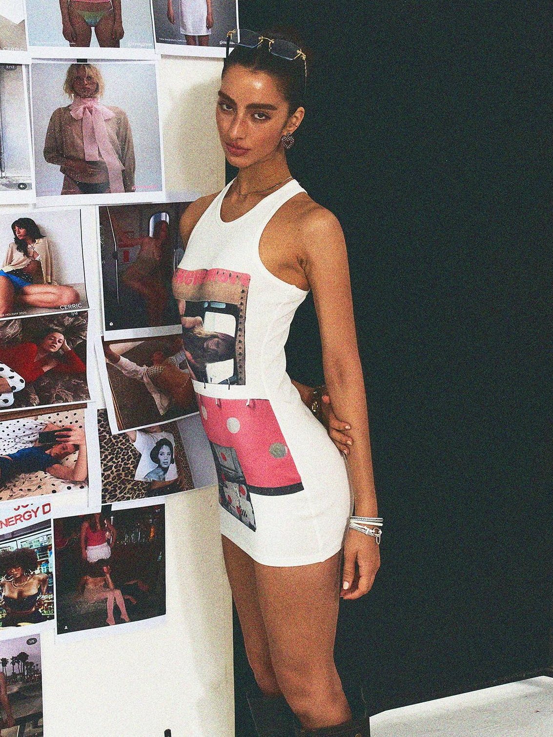 High Waist Cotton Blend Street Style Slim Fitted Citywalk White Mini Dresses