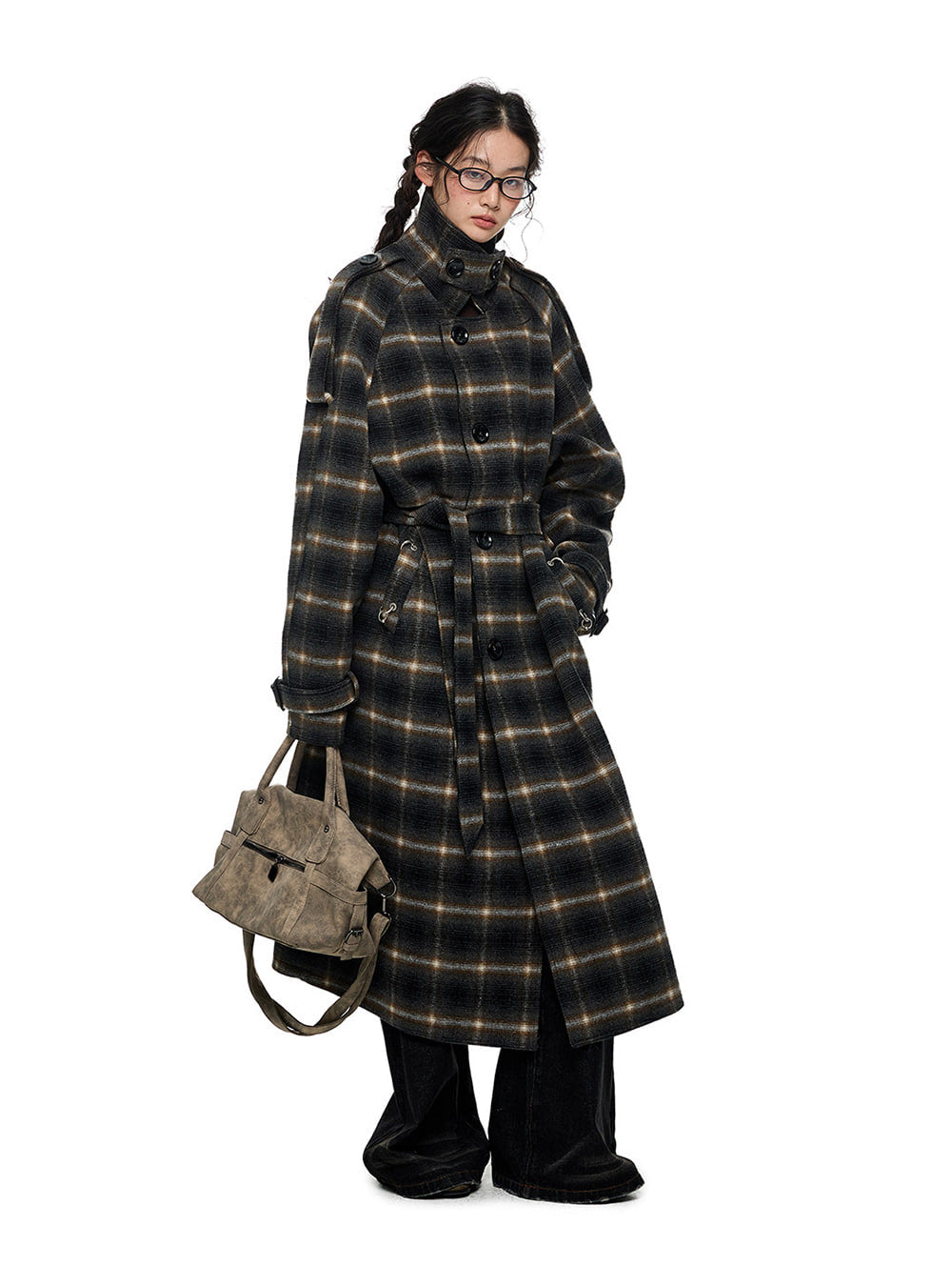 Borough Check Coat