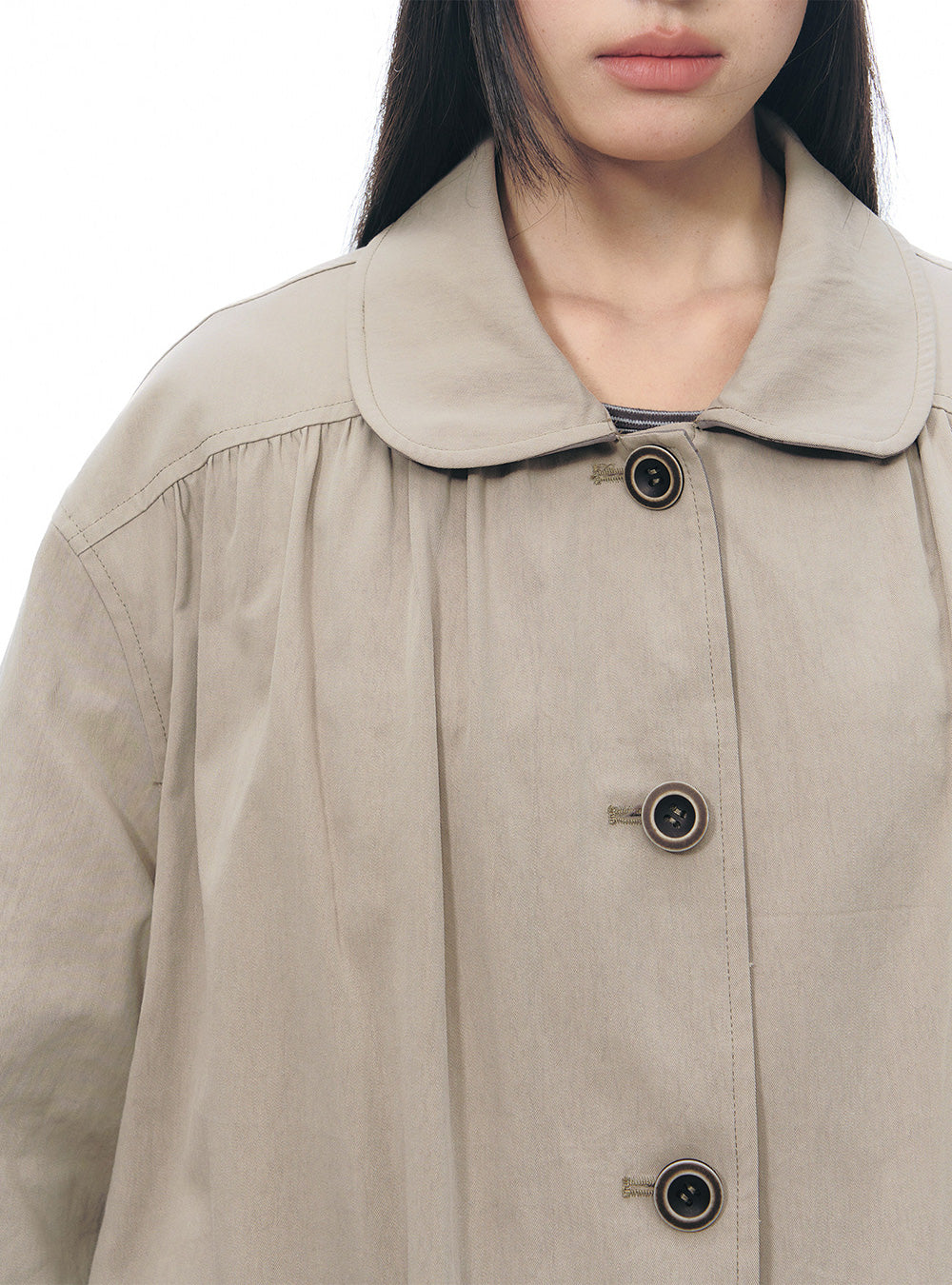 Soft Collar Reversible Coat