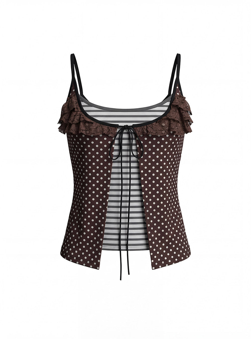 Polka Stripe Camisole Top