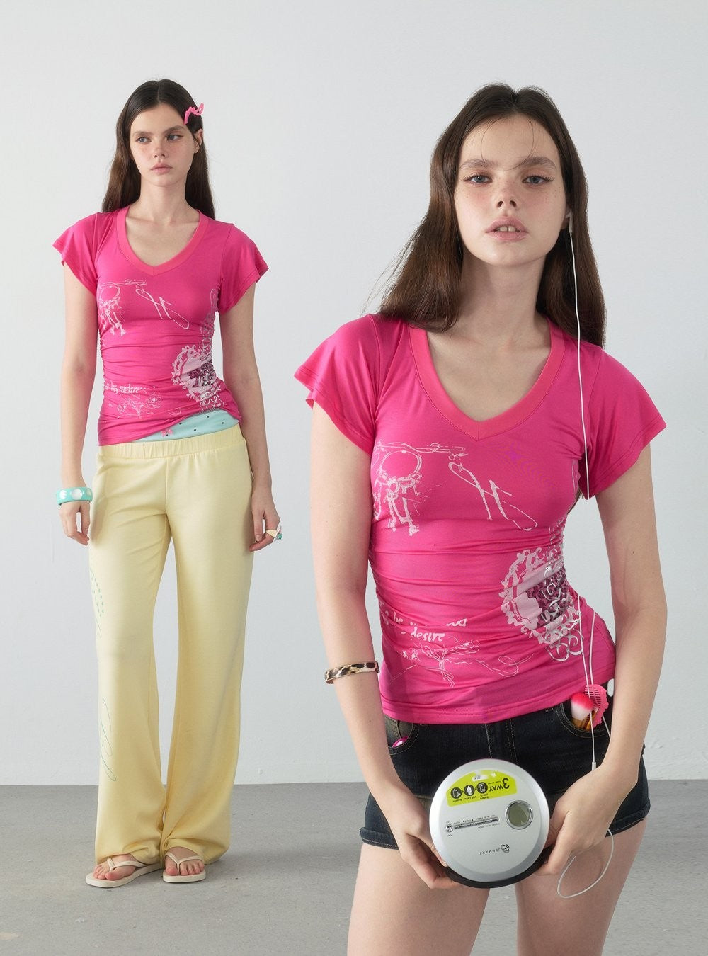 Pink Voltage Top