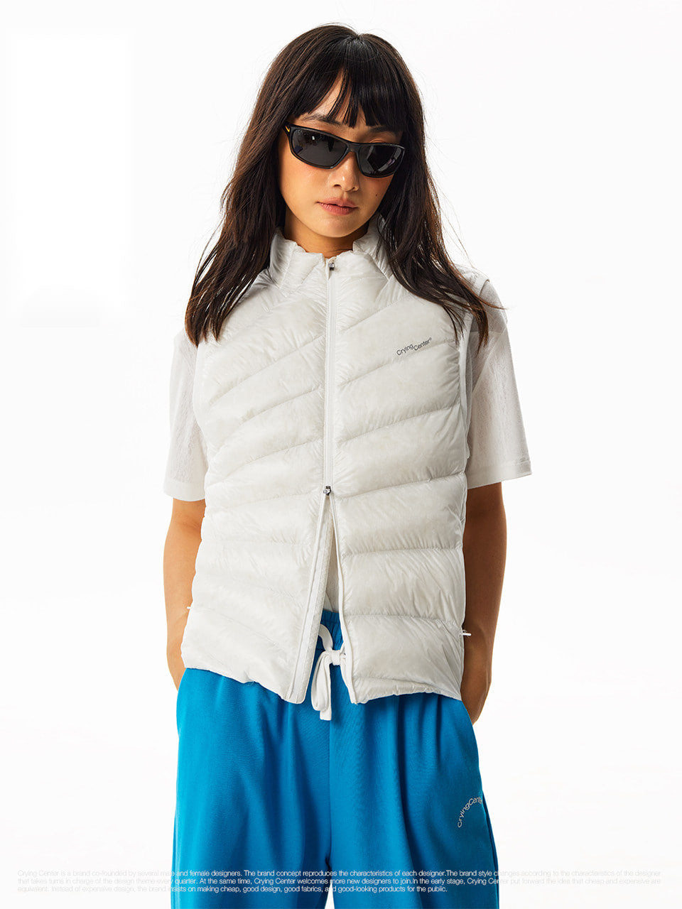 CryingCenter Lightweight Down Vest