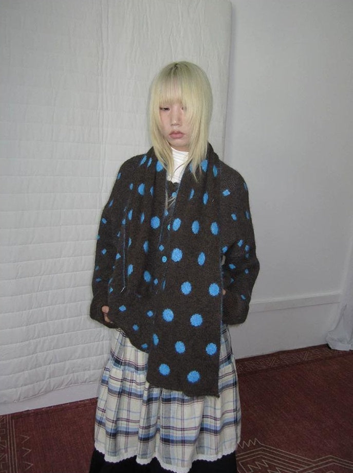 3months |  LOOSE KNITTED SWEATER JACKET【ID:TN00019】