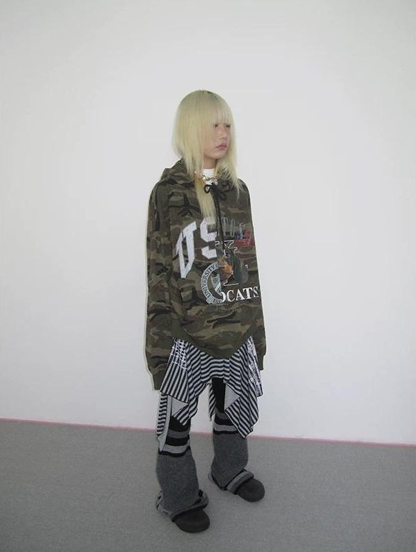 3months | CASUAL CAMOUFLAGE HOODED SWEATSHIRT【ID:TN00031】