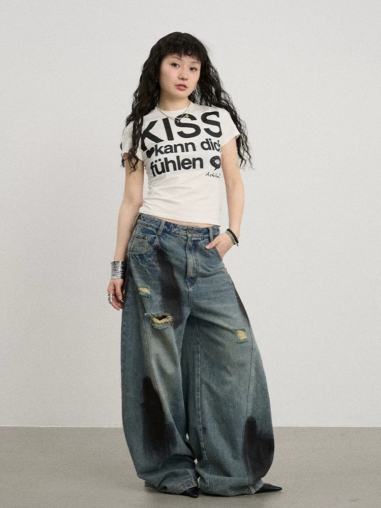 New Sleeveless Crop Top T-Shirt