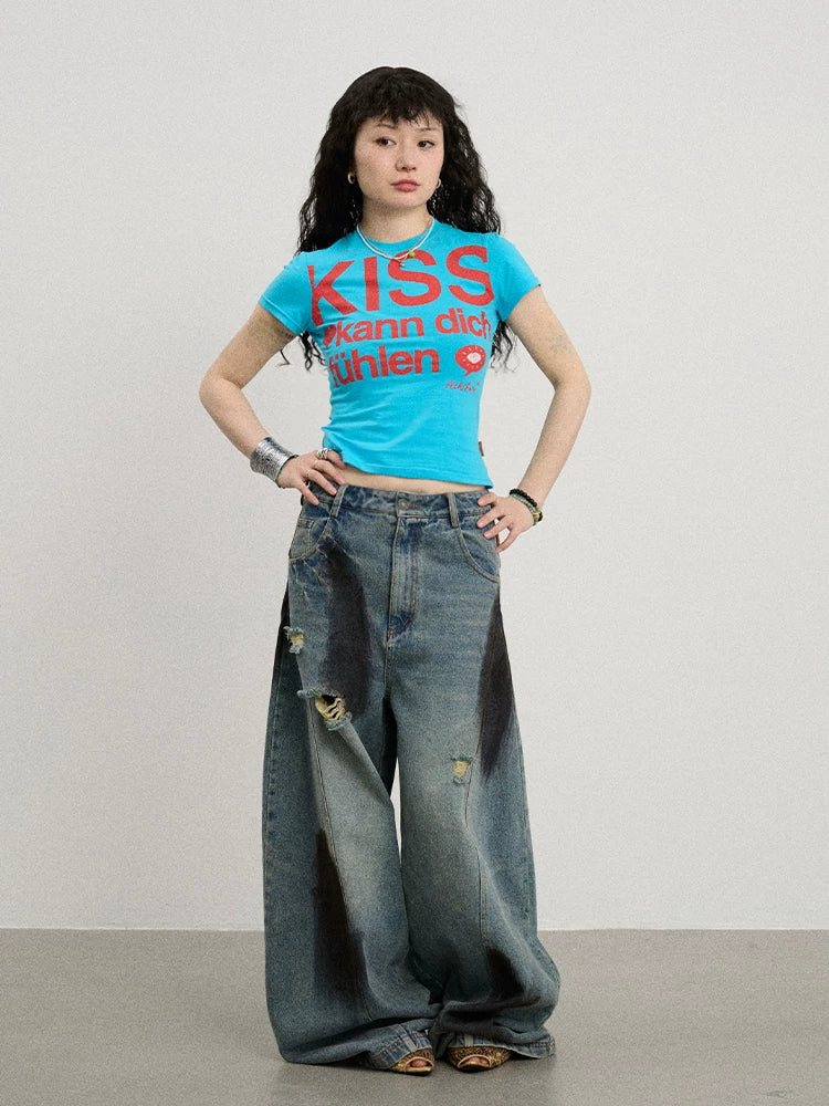 New Sleeveless Crop Top T-Shirt
