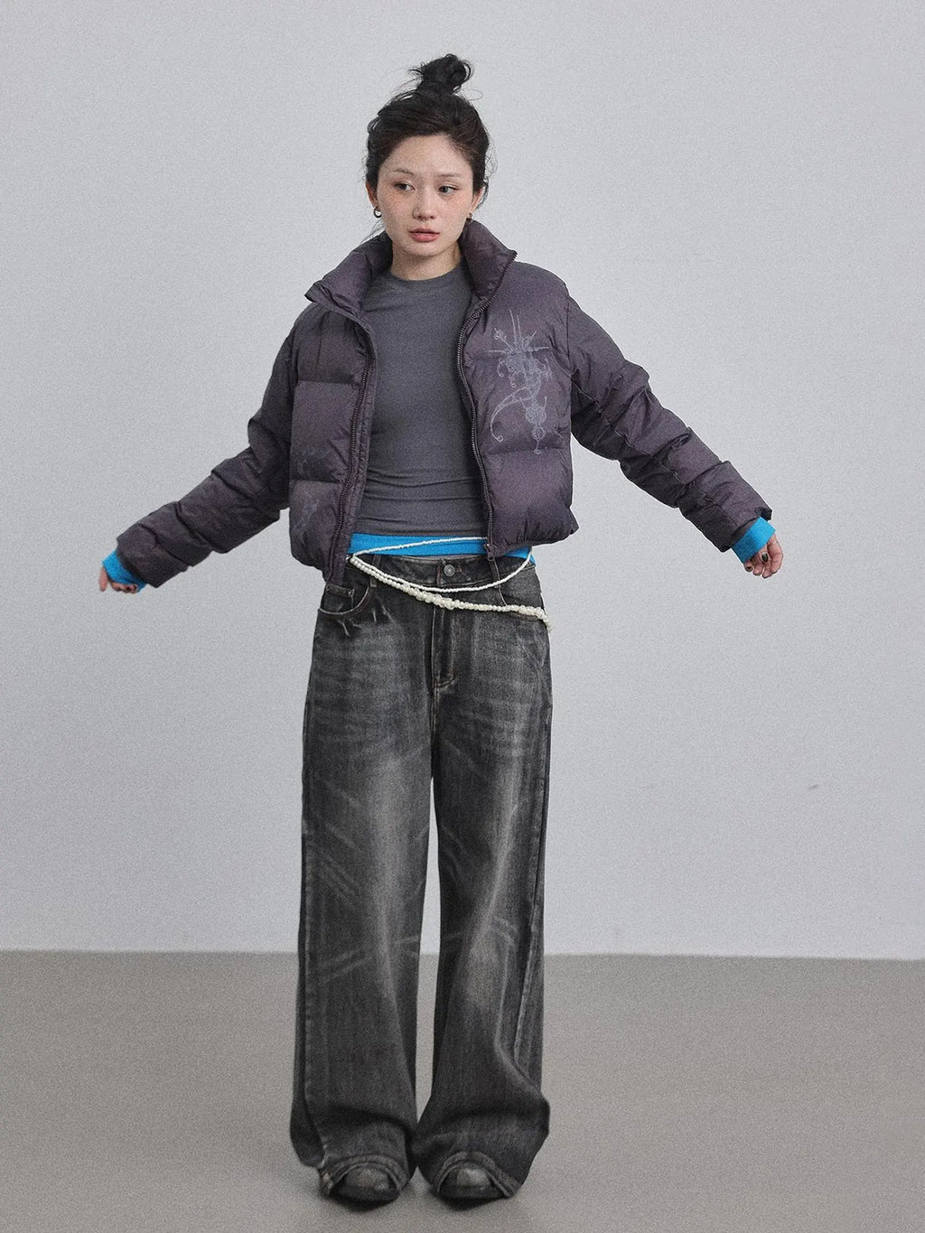 Alchemy Inspired Quilted Nylon Jacket