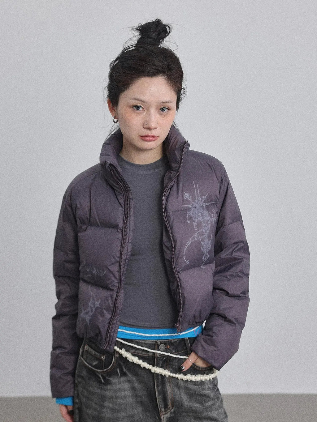 Alchemy Inspired Quilted Nylon Jacket