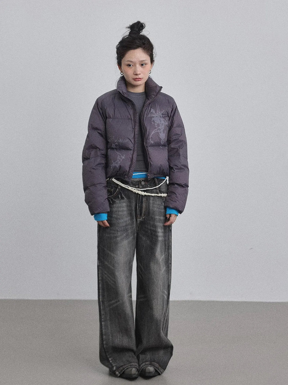 Alchemy Inspired Quilted Nylon Jacket