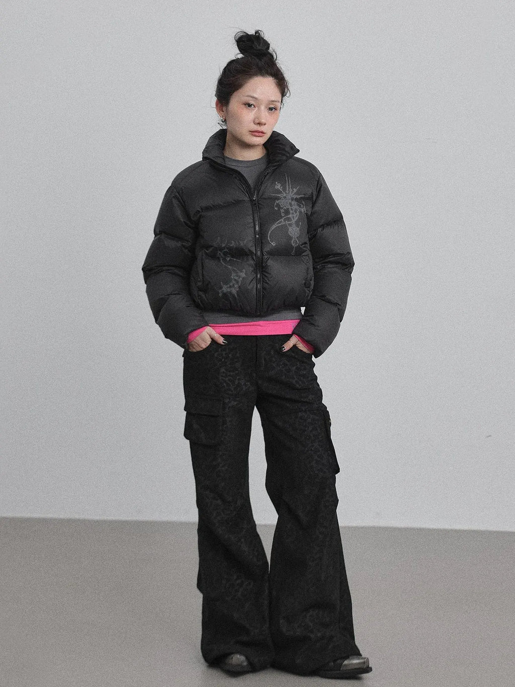 Alchemy Inspired Quilted Nylon Jacket