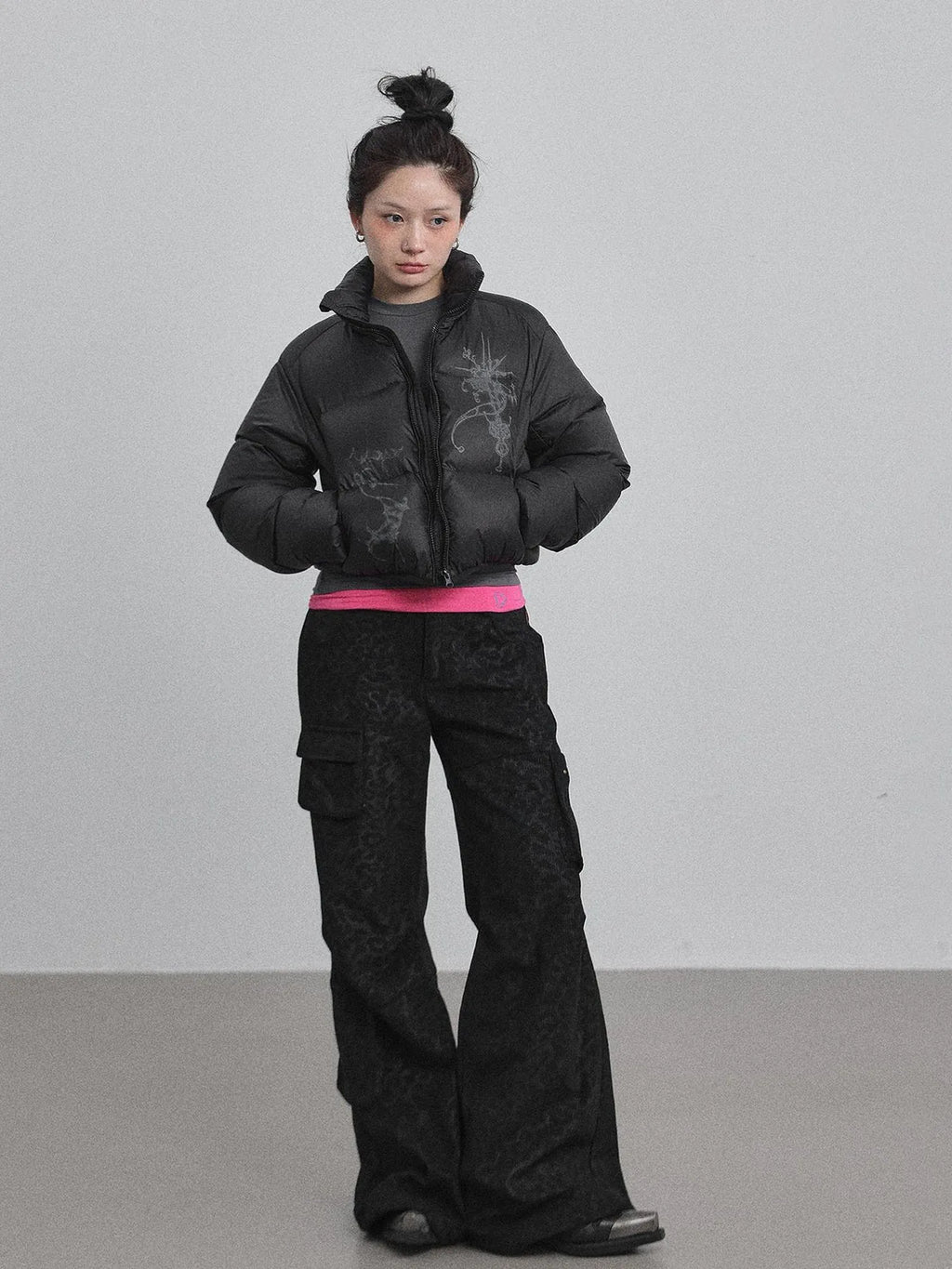 Alchemy Inspired Quilted Nylon Jacket