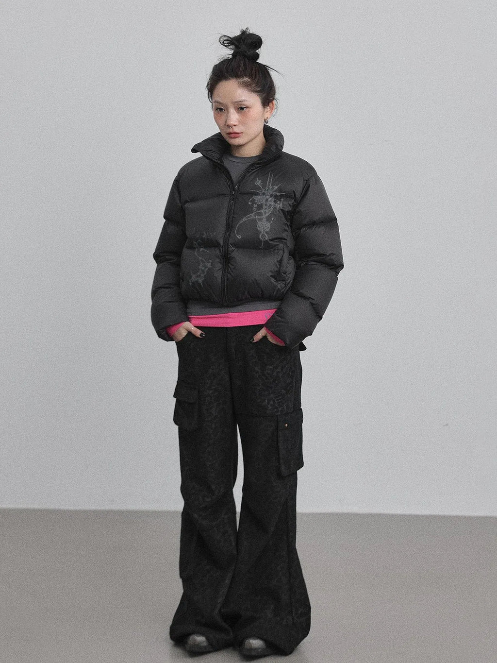 Alchemy Inspired Quilted Nylon Jacket