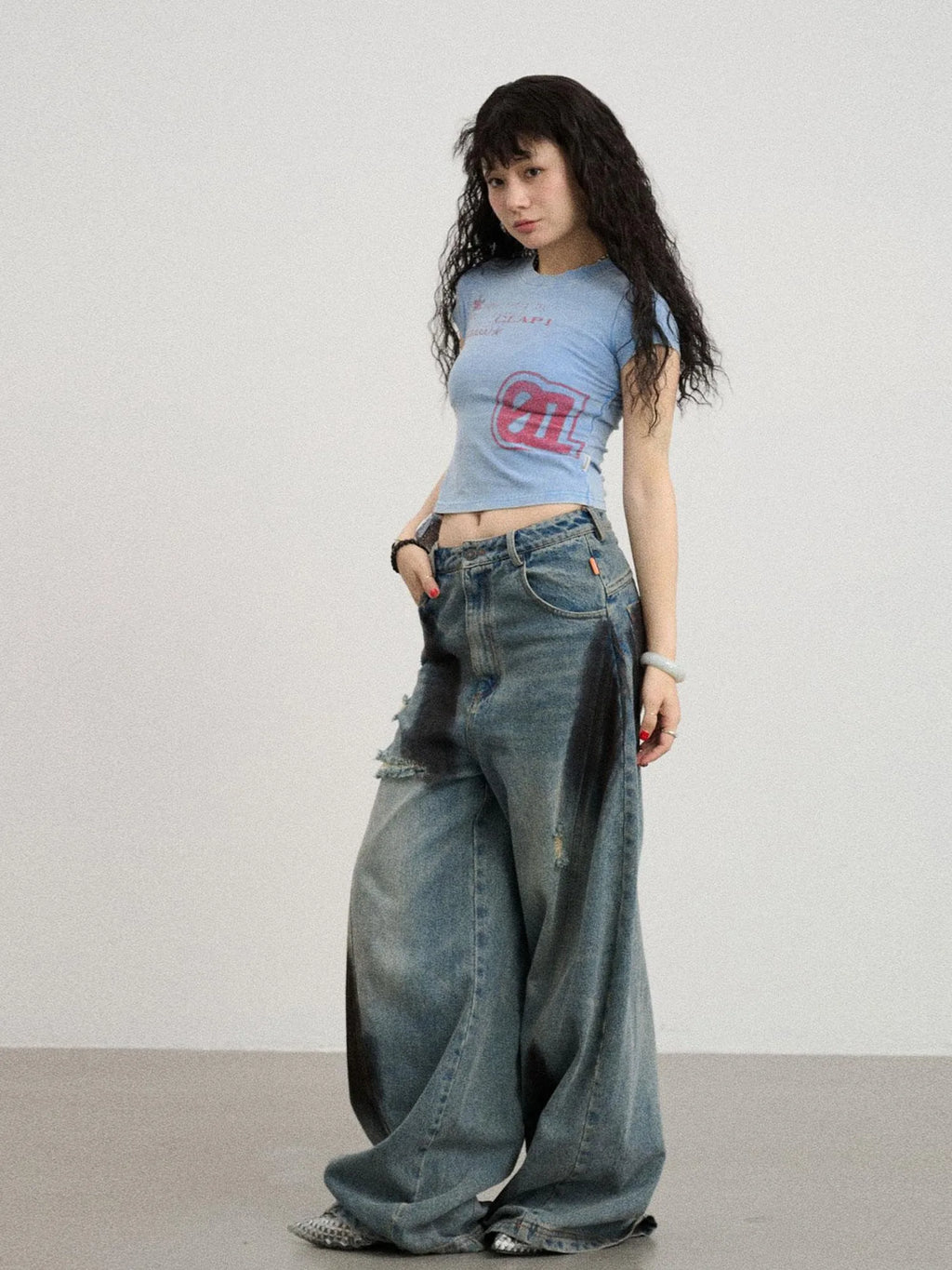 Bye Anxiety Slim Fit Tee