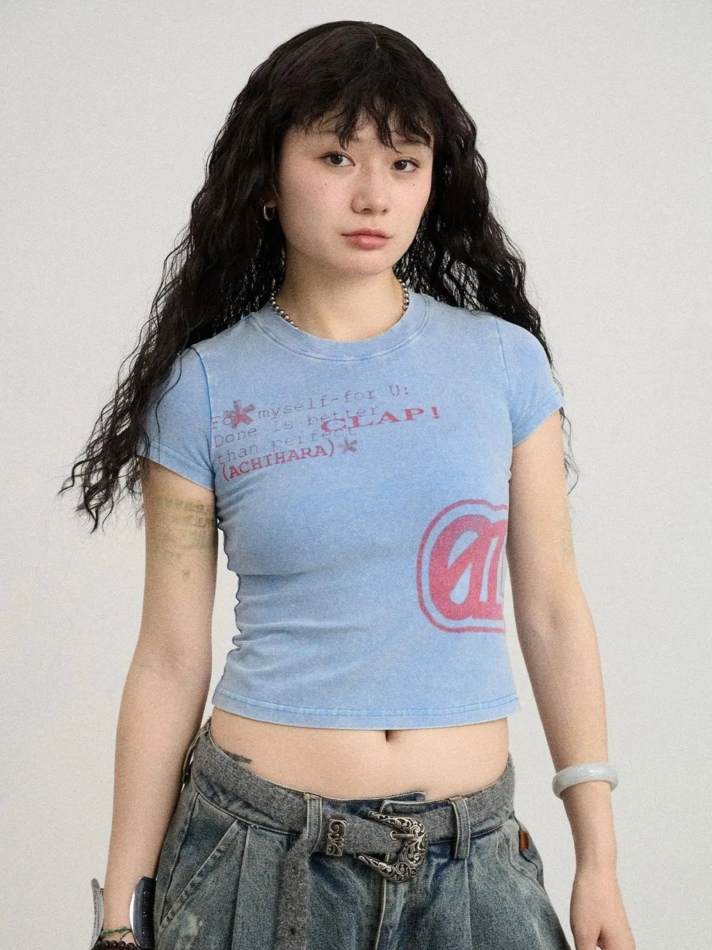 Bye Anxiety Slim Fit Tee