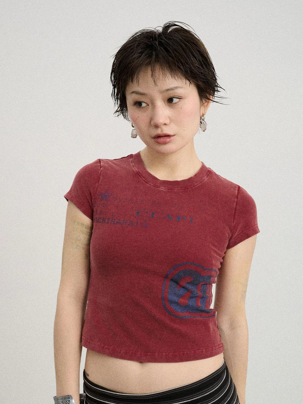 Bye Anxiety Slim Fit Tee