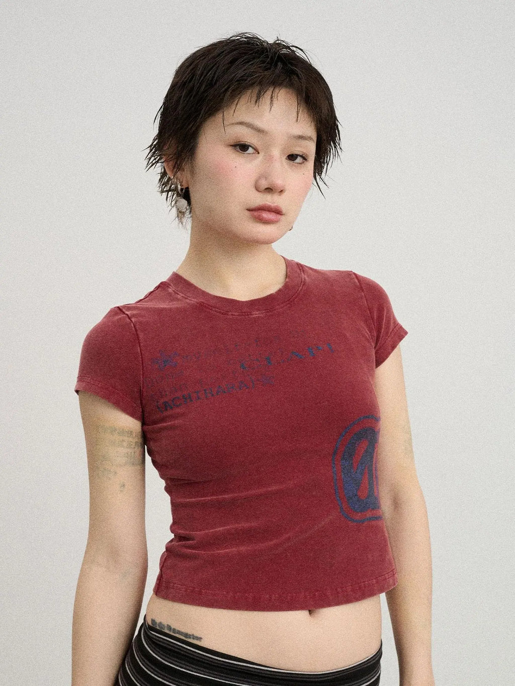 Bye Anxiety Slim Fit Tee