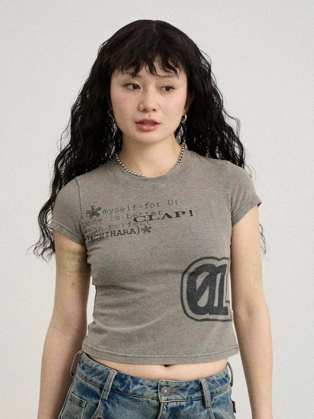 Bye Anxiety Slim Fit Tee