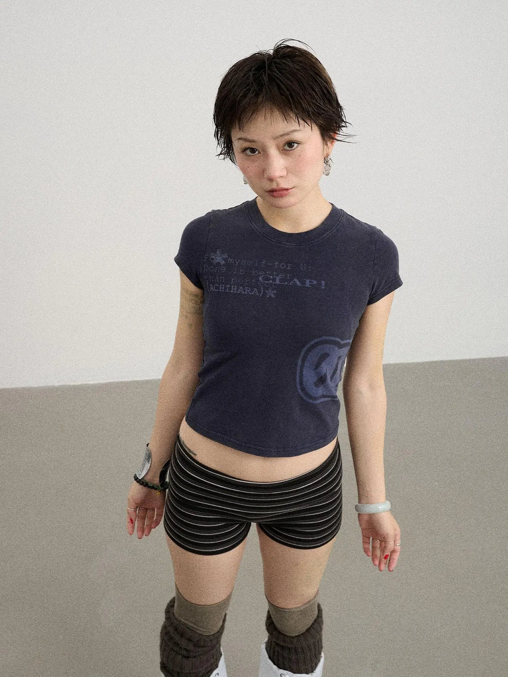 Bye Anxiety Slim Fit Tee
