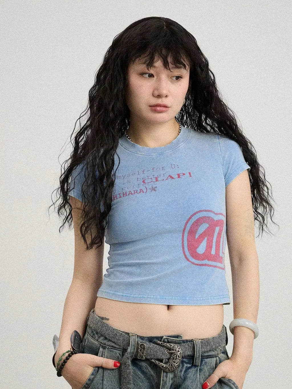 Bye Anxiety Slim Fit Tee