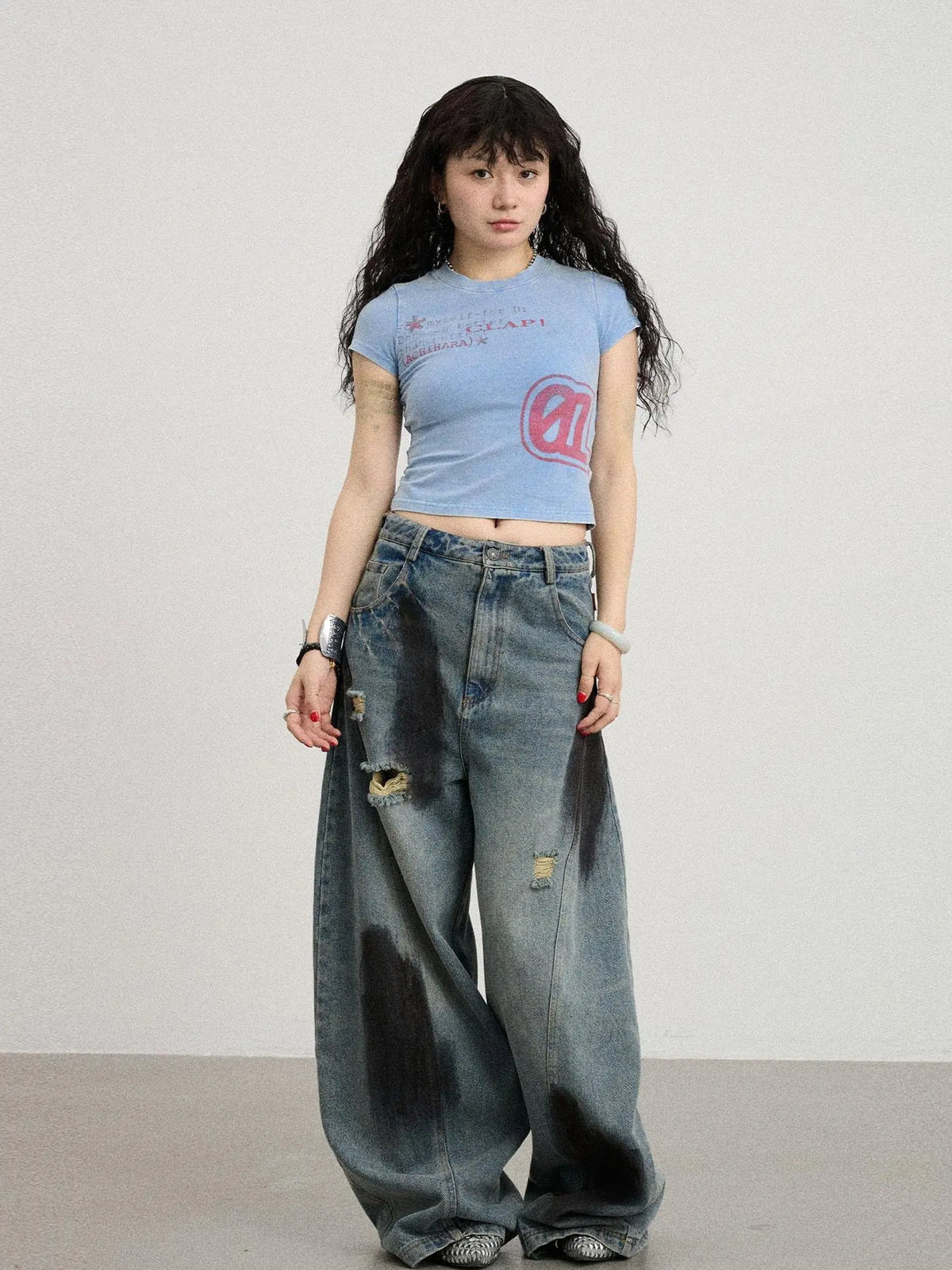 Bye Anxiety Slim Fit Tee