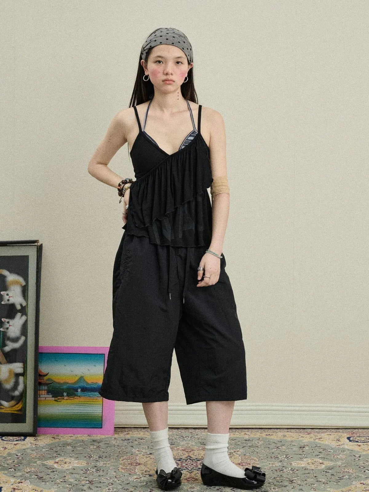 Chestnut Tree Print Camisole