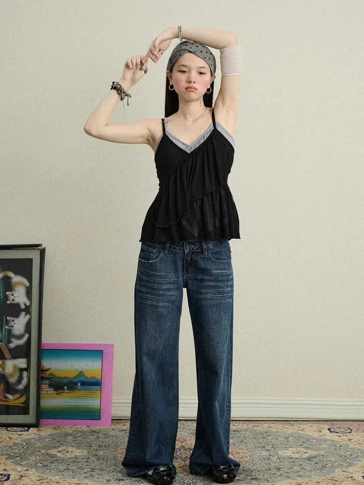 Chestnut Tree Print Camisole