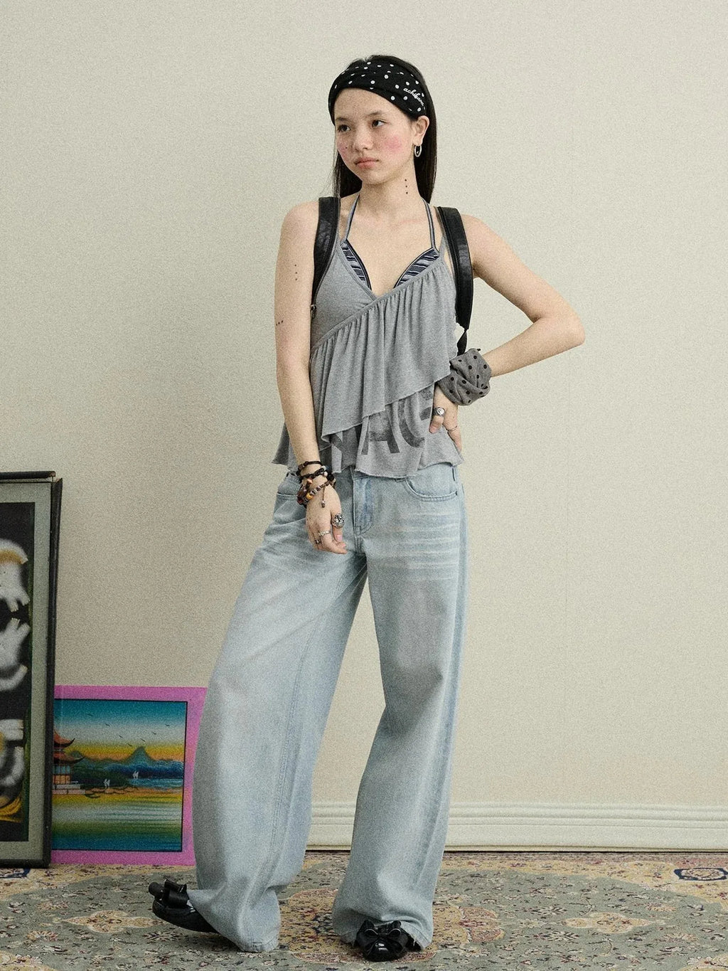 Chestnut Tree Print Camisole