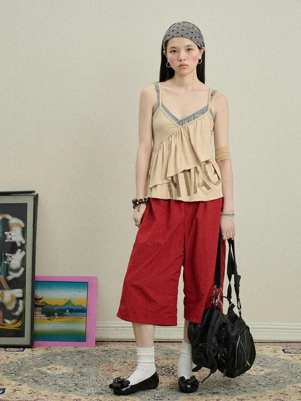 Chestnut Tree Print Camisole
