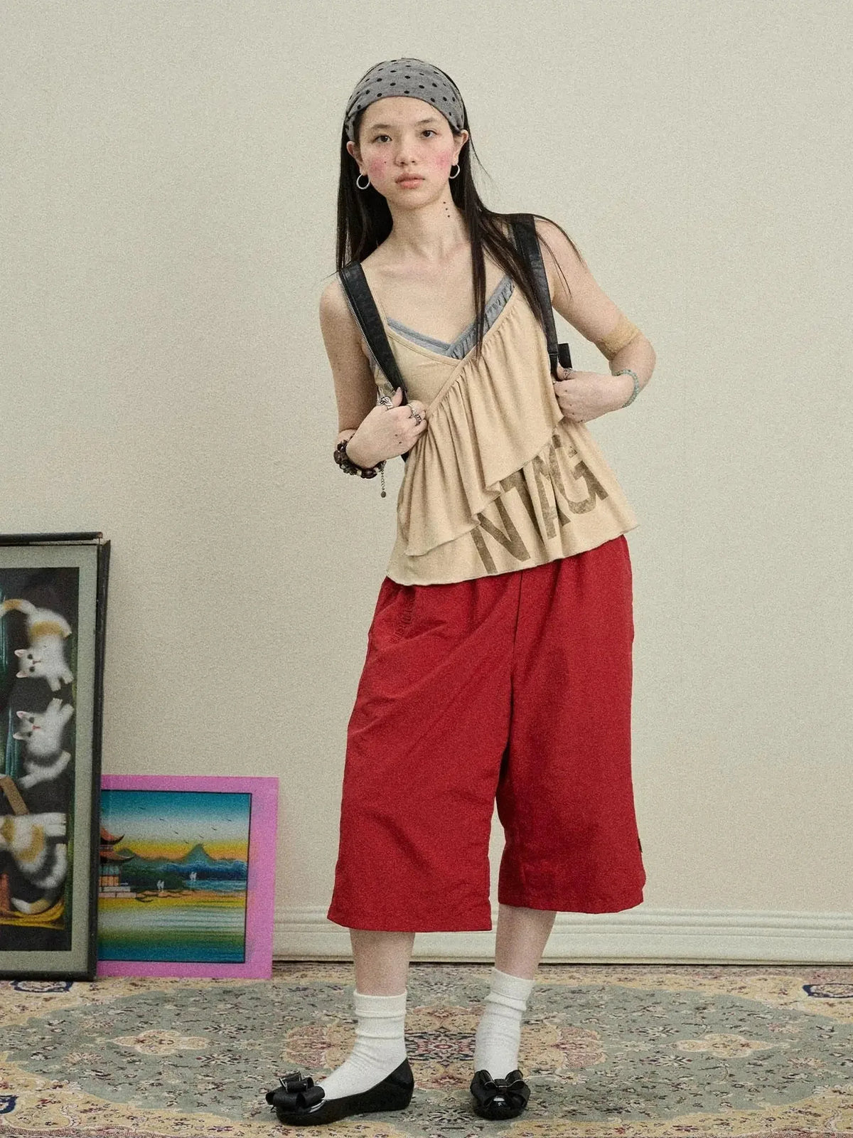 Chestnut Tree Print Camisole